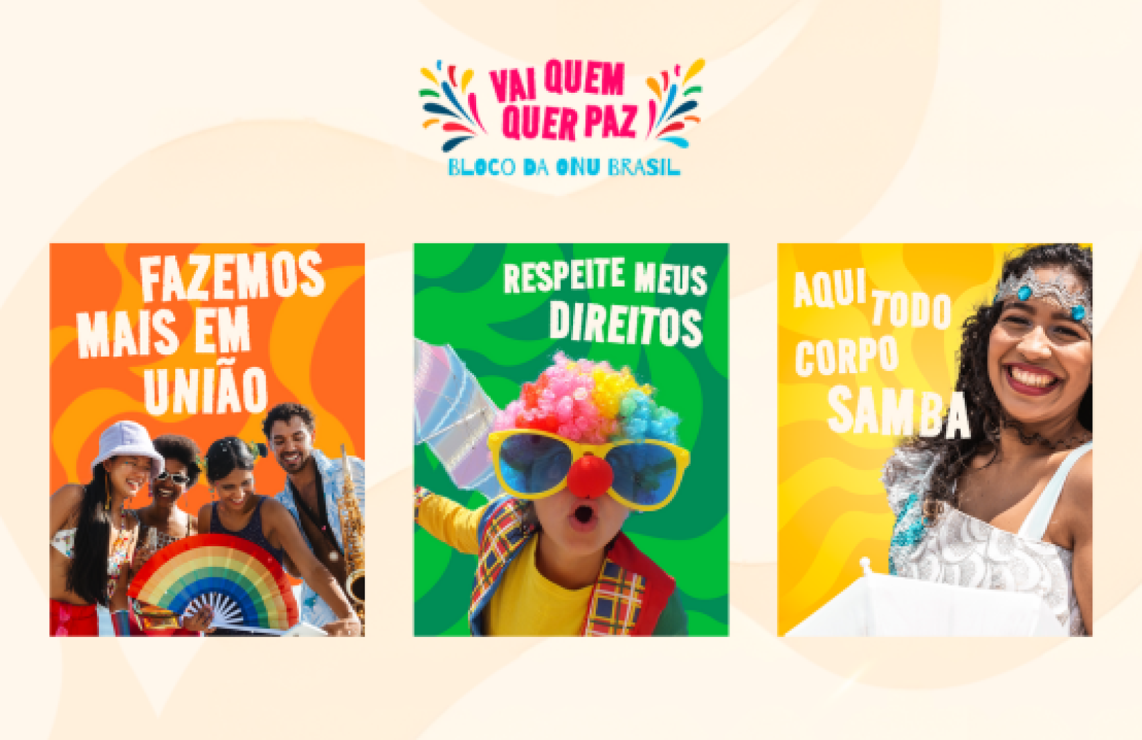 ONU Brasil lança campanha digital para Carnaval 2026 pela paz e direitos