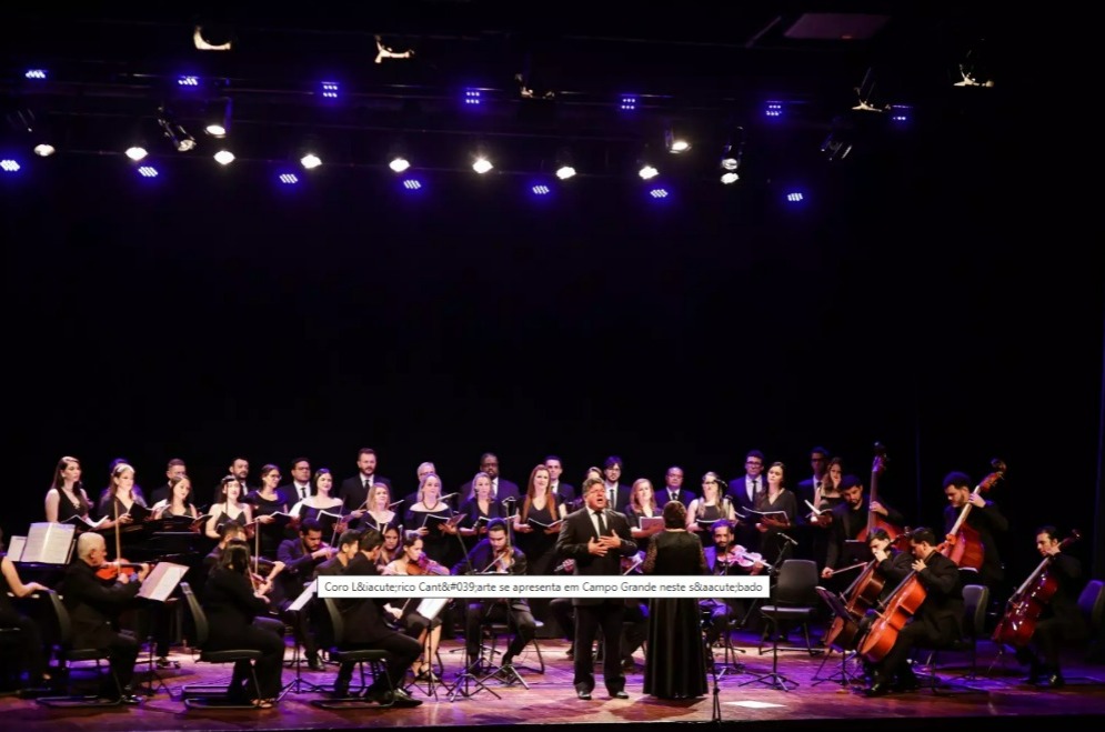 Coro Lírico Cantarte Brilha em Concertos no Paço em Campo Grande
