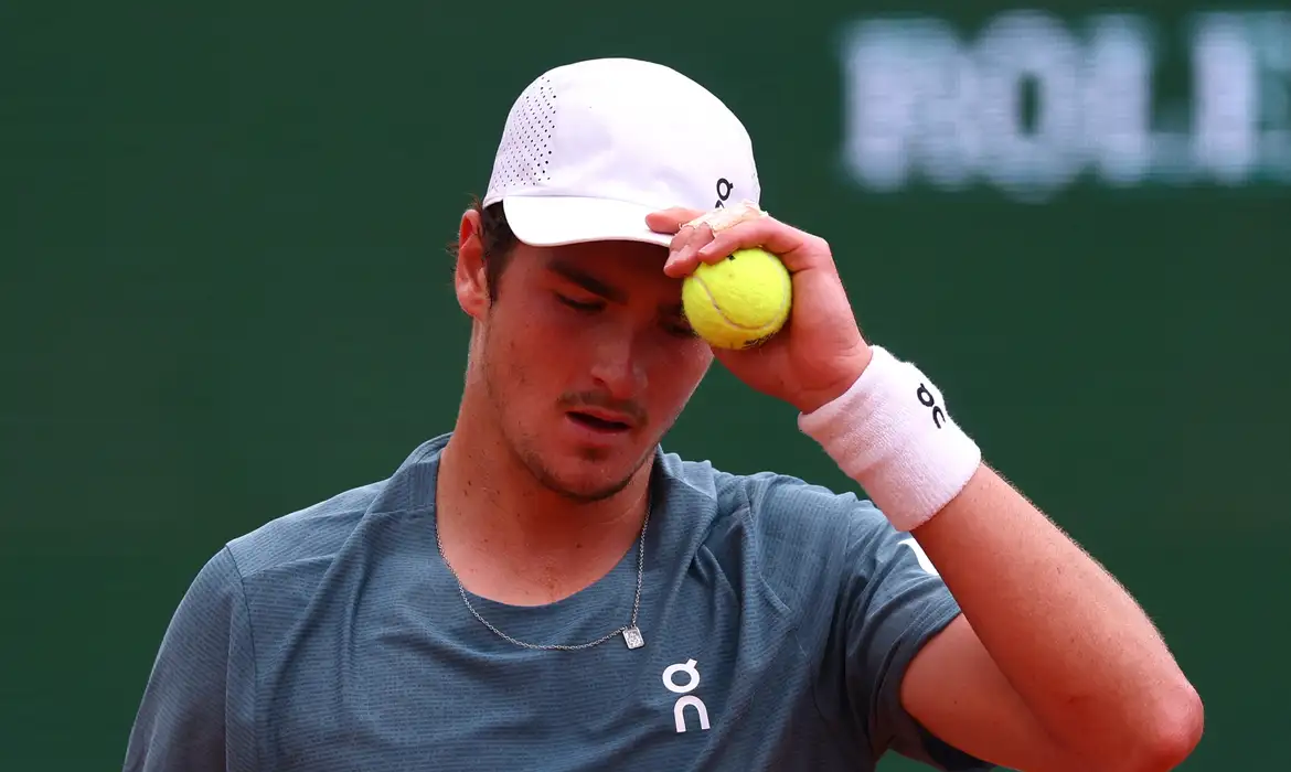 João Fonseca é eliminado nas quartas do Masters 1000 de Mônaco pelo número 3 do mundo