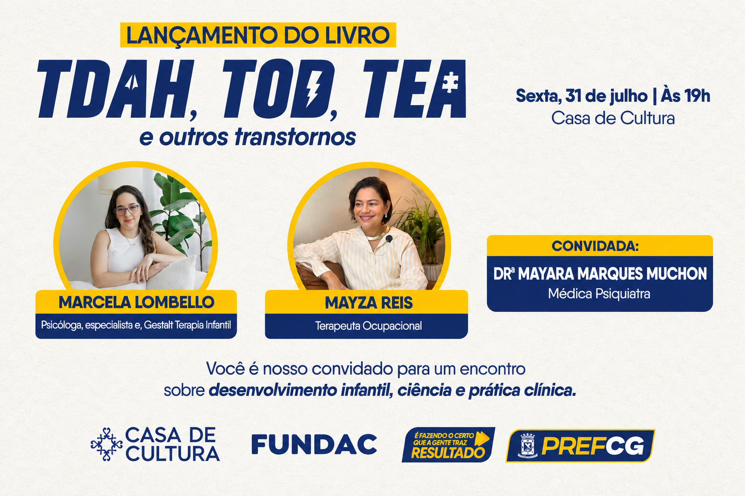 Lançamento de livro sobre TDAH e autismo em Campo Grande reúne especialistas